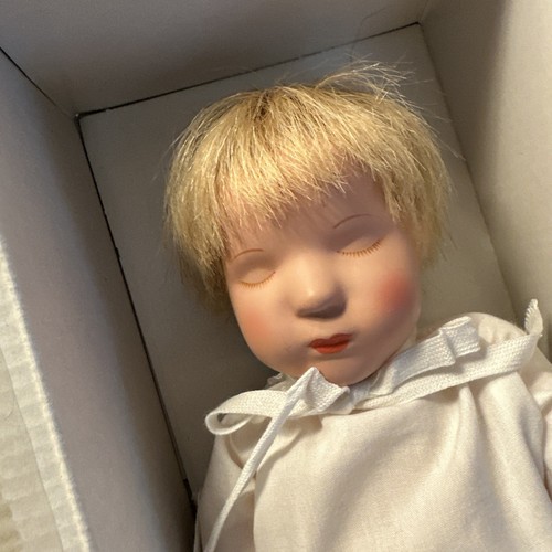 Vintage Kathe Kruse Baby Puppe 10" in Box mit Papieren Germany - Bild 3 von 16