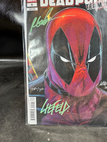 Cómics de Marvel Deadpool Team-Up #5 2025 en estado bastante bueno/casi nuevo variante Liefeld firmada y cincelada certificado de autenticidad - Imagen 9 de 14
