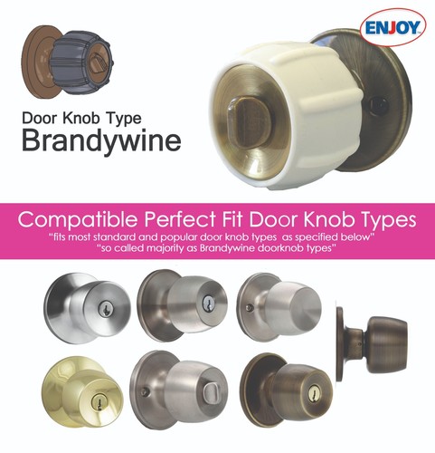 Enjoy Cover - 4 Pack Door Knob Cover Grips Non Slip Arthritis Senior Living Aid - Picture 28 of 34