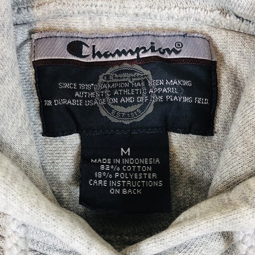 Union College Champion Double Sided Gray Hooded Sweatshirt Adult Size Medium - Picture 7 of 10