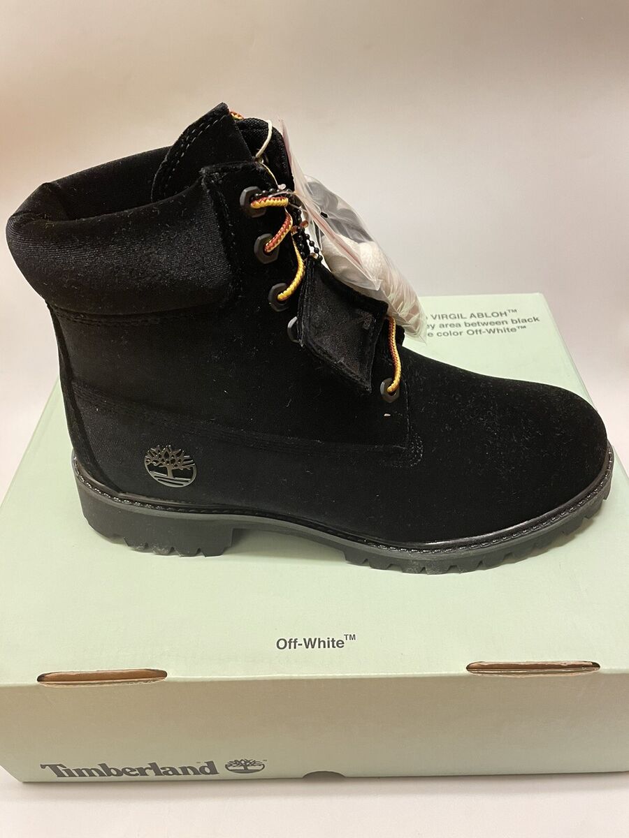 Timberland x Off White Virgil Abloh 6-Inch Boots Black Timberland x Off White Virgil Abloh 6-Inch Boots Black