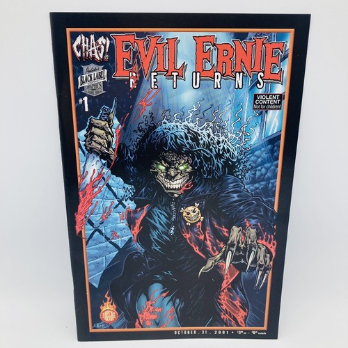 Evil Ernie Returns #1 Chaos Comics 31. Oktober 2001 Vintage Comic sehr guter Zustand
