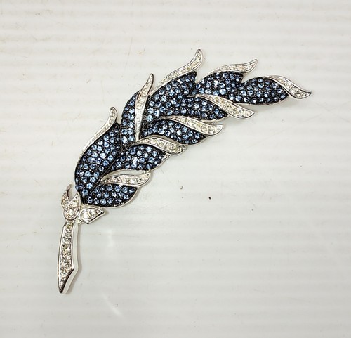 Vintage Napier Rhinestone Feather Pin - 第 1/3 張圖片