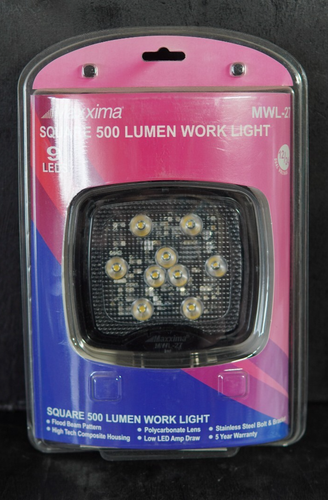 MAXXIMA MWL-27 9 LED Square Light Weight Work Light -500 LUMEN 12 / 24V - Bild 2 von 3