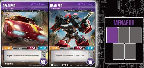 Dead End // Doomed Loner NM Transformers Season 2 - Rise of the Combiners