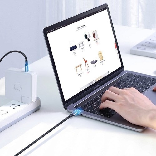 Kabel Ugreen USB-C zu USB-C 100W QC PD FCP 5A 1m Grau Schnellladenkabel - Afbeelding 14 van 15