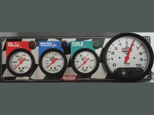 QuickCar-3-Gauge-Panel-OP-WT-FP-With-5-034-Tach-61-6042