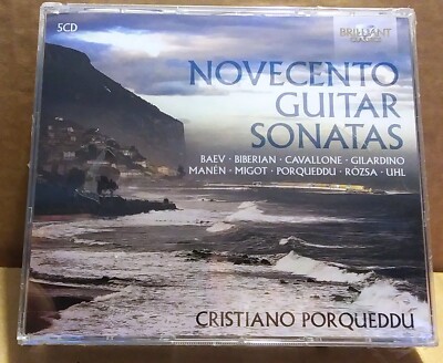 NEW SEALED 2014 NOVICENTO GUITAR SONATOS 5 CD DDD 9455 BRILLIANT CLASSICS   