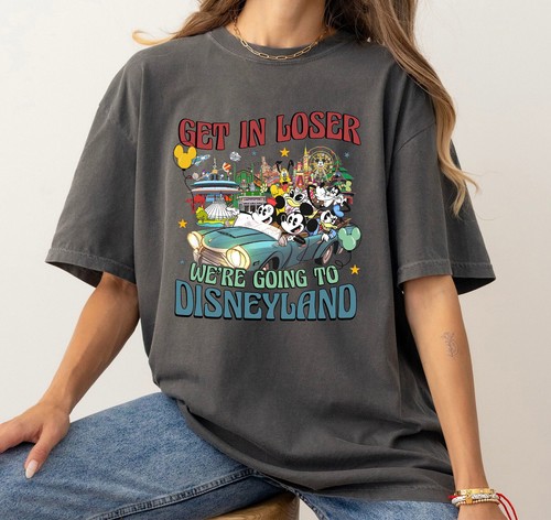 Disney Mickey and Friends Get in Loser Tee Unisex Adult Kid Shirt 660162 - Foto 4 di 9