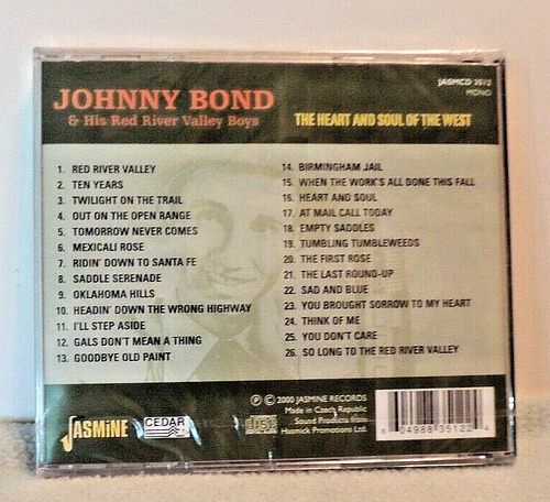 NEU! Johnny Bond & River Valley Jungen CD Herz und Seele des Westens - kostenloser Versand - Bild 2 von 2