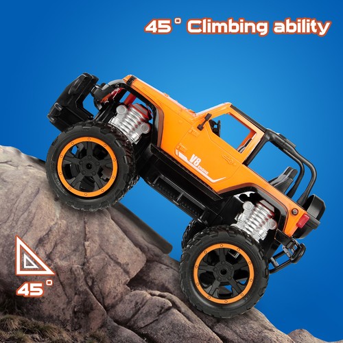 1/14 4WD Multi-function SUV Jeep Remote Control RC Off Road Jeep Car Vehicle - Picture 4 of 18