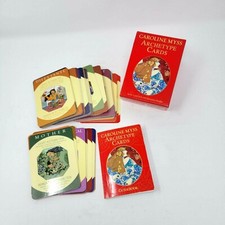 Archetype Oracle Cards By Caroline Myss 80 Card Deck Red Guidebook EUC
