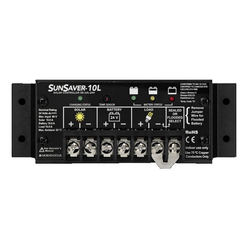 Morningstar SunSaver 10A 24V solar charge controller for motorhomes, boats - Picture 1 of 2