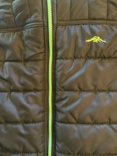 Pacific Trail Jacket Youth Size L 14/16 Black Neon Green Zipper Logo Insulated - Picture 11 of 15