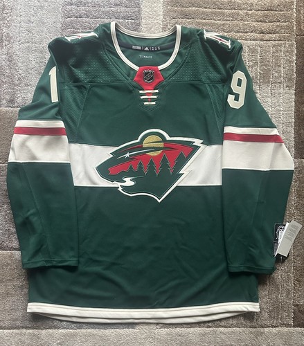 Luke Kunin Signed Adidas Authentic Minnesota Wild Jersey 52 NHL NWT - Picture 3 of 5