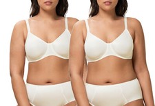 Triumph 2x Urban Minimizer W BH Gr. 85E Sonderpreis BH mit Bügel vanille Set