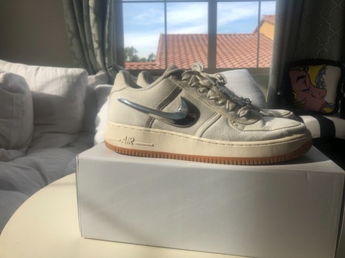 Size 10 - Nike Air Force 1 x Travis Scott Sail 201