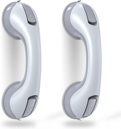 2Pcs Shower Support Handle Balance Assist Swiss Grab Handle Safety Bathroom USA - Picture 2 of 9