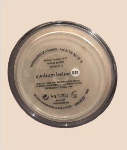 BareMinerals  MATTE Foundation MEDIUM BEIGE N20 ~6g~ - Picture 1 of 1