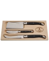 Jean Dubost Laguiole 3pc Cheese Set, Multicolor on sale Jean Dubost Laguiole 3pc Cheese Set, Multicolor on sale