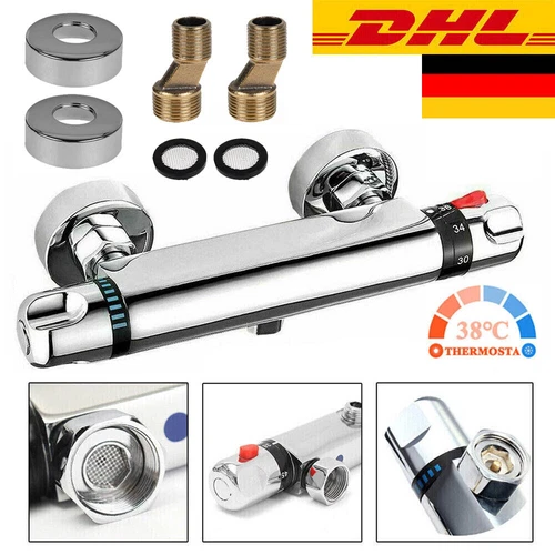 Duschthermostat Armatur Bad Brausethermostat Duscharmatur Mischbatterie Dusche - Bild 1 von 23