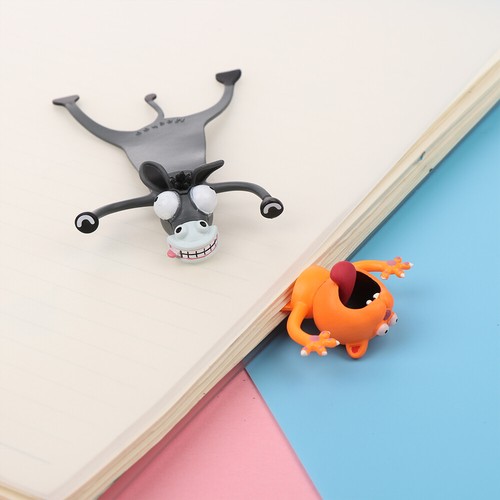 Wacky Bookmark Pals for Kids Funny Cute Cartoon Animal Gifts School Stationery - Picture 11 of 25