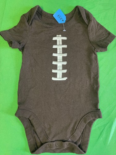 American Football Pigskin Style Bodysuit/Vest Infant Baby 3-6 Months - Picture 1 of 2
