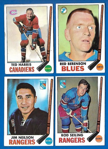 1969-70 TOPPS 69-70 NHL TARJETA DE HOCKEY 1-132 + SELLO Y ERROR + AUTÓGRAFO VER LISTA - Imagen 44 de 259