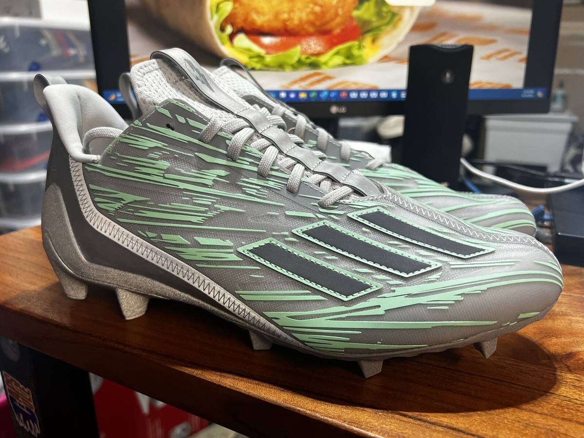 Grey adidas football cleats hotsell