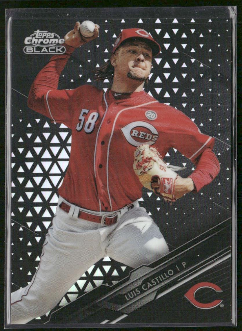2020 Topps Chrome Black #52 Luis Castillo Refractors #/199