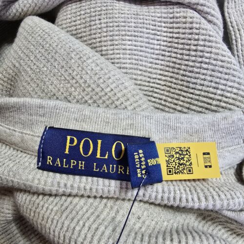 Polo Ralph Lauren 2XB Big & Tall Tan Waffle Knit Thermal Long Sleeve Shirt NWT - Picture 4 of 7