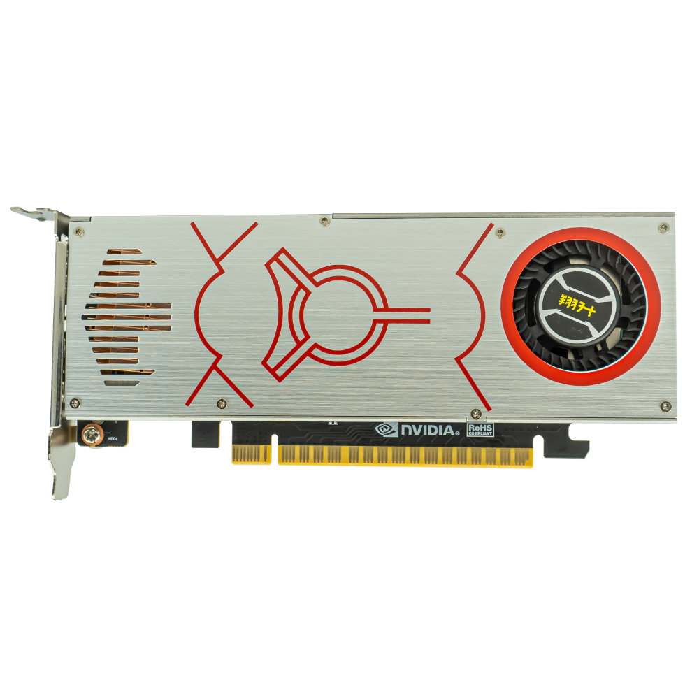 ASL GeForce GTX 1050 Ti Low Profile 4GD5 v2 slot Graphics Card