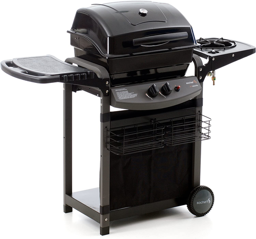 Piùsaporillo Barbecue, Sistema Di Cottura a Pietra Lavica, Nero, 52X122X103 Cm - Imagen 10 de 12