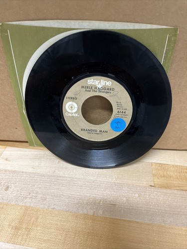 Merle Haggard And The Strangers I’m A Lonesome Fugitive/Branded Man 45 RPM - Picture 6 of 9