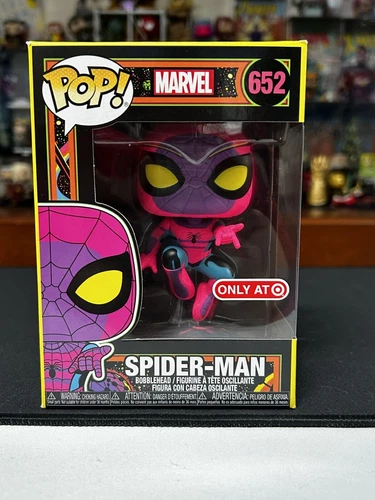 FUNKO POP! Marvel Spider-Man #652 Black-light - (Target Exclusive) 