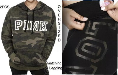 victoria's secret sweatshirt and leggings set