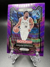 2023-24 Panini Prizm Monopoly - Purple Wave Prizm #11 Spencer Dinwiddie Nets