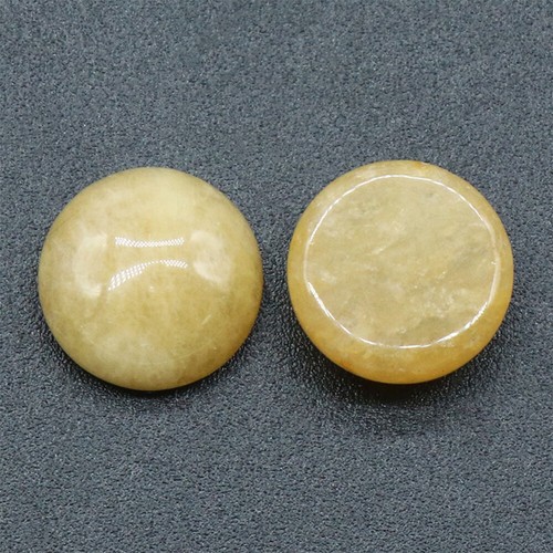 6/8/10mm Round Crystal Quartz Cabochon Flat Back Loose Gemstone Jewelry Making - Picture 21 of 85