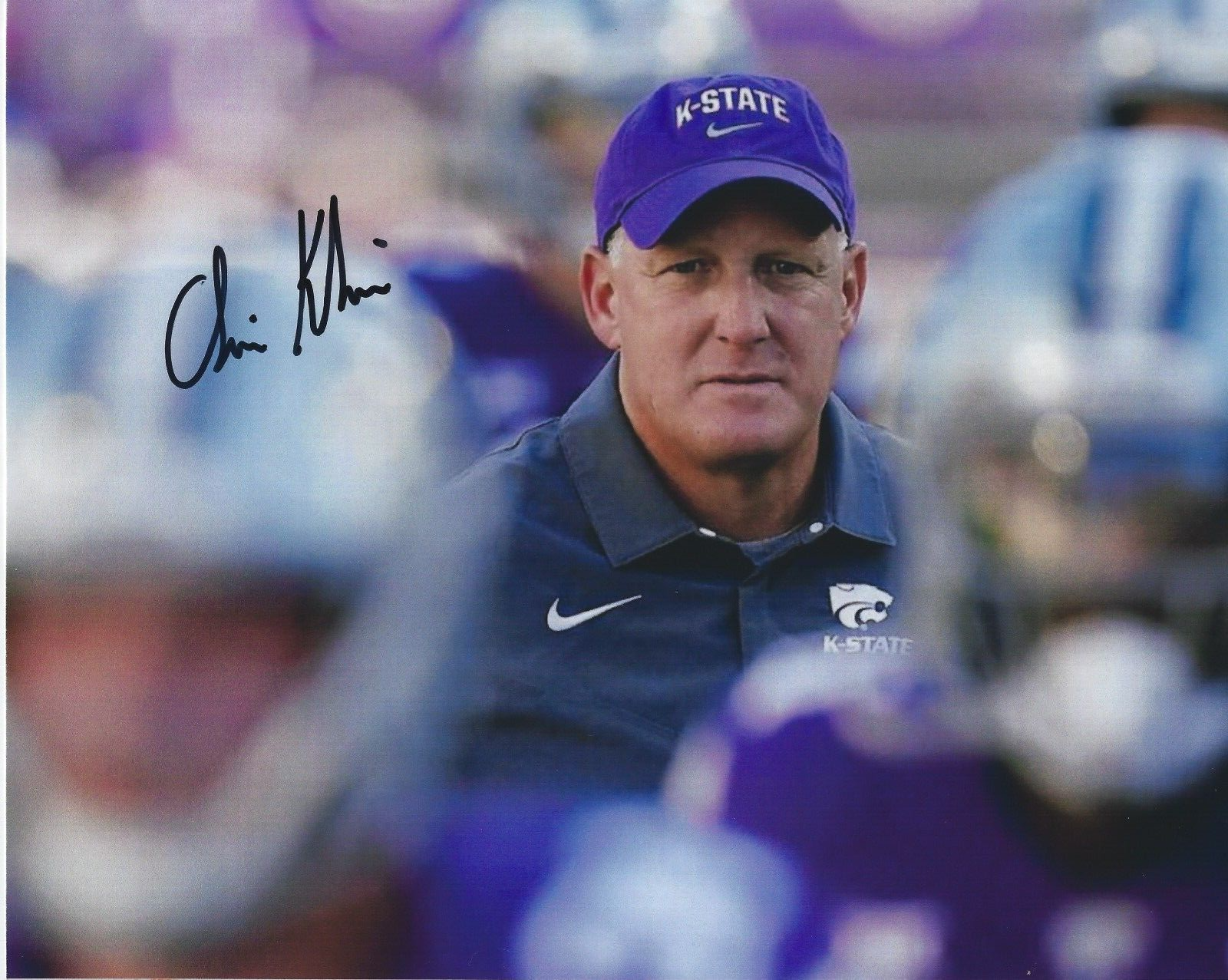 CHRIS KLIEMAN Signed 8 x 10 Photo KANSAS STATE WILDCATS Football Coach GO CATS! | eBay CHRIS KLIEMAN Signed 8 x 10 Photo KANSAS STATE WILDCATS Football Coach GO CATS! | eBay