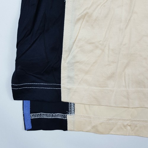 Y2K Creme Preppy Herren Größe Large Polo Kurzarm Shirt Grunge Golf Sport - Bild 4 von 12