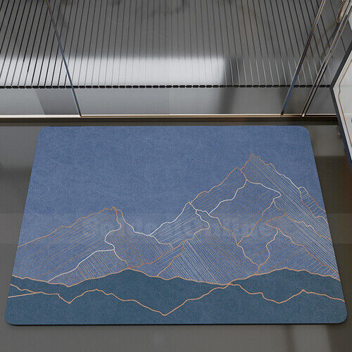 Alfombra de baño antideslizante súper absorbente baño diatomeas alfombra de secado rápido alfombra de piso - Imagen 16 de 18