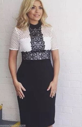ZARA BLACK WHITE TUBE DRESS WITH LACE TOP SS16 SIZES XS & S LAST SIZES - 第 4/8 張圖片