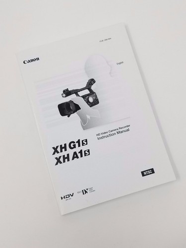 Libro manual de instrucciones para propietarios de Canon XH-A1s NUEVO - Imagen 2 de 2