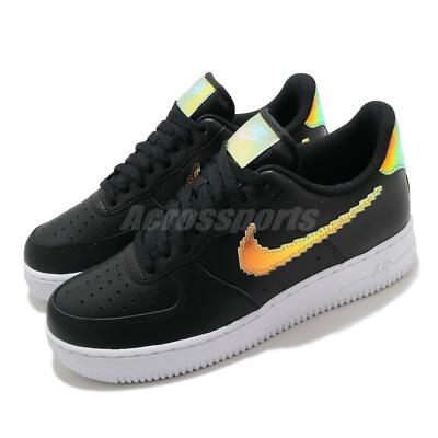 nike air force 1 iridescent black