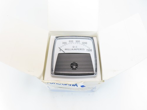 Medidor de panel Yokogawa 254-2 0-1500 D-C miliamperios NUEVO EN CAJA - Imagen 9 de 12