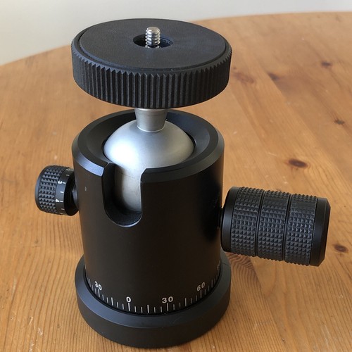 Giottos MH3000-550 Ball Head - MASSIVE 33lb/15kg LOAD CAPACITY - 1/4 & 3/8 MOUNT - Picture 12 of 13