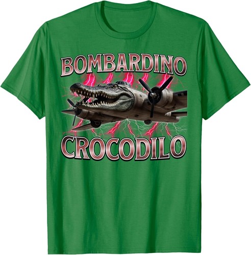 Bombardino Crocodilo Divertida Italiana Brainrot Meme Niños Niños Camiseta Sudadera con Capucha - Imagen 15 de 19