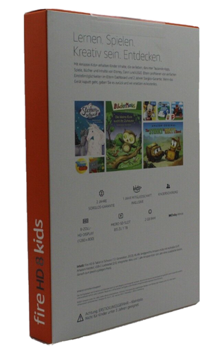 Amazon Fire HD 8 Kids Edition Kinder Tablet 2022 Rot Blau Violett 32 GB B-Ware - Afbeelding 15 van 23