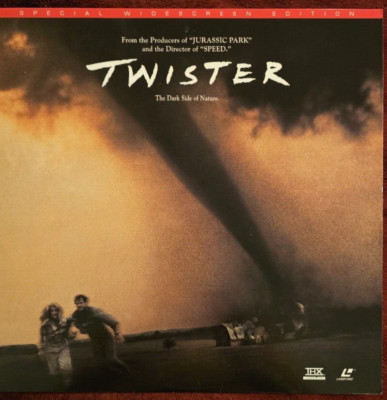 Twister Special Widescreen Edition Laserdisc, 1996, LD Twister Special Widescreen Edition Laserdisc, 1996, LD