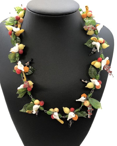 Vintage Estate 1930’s Fruit Salad Venetian Murano